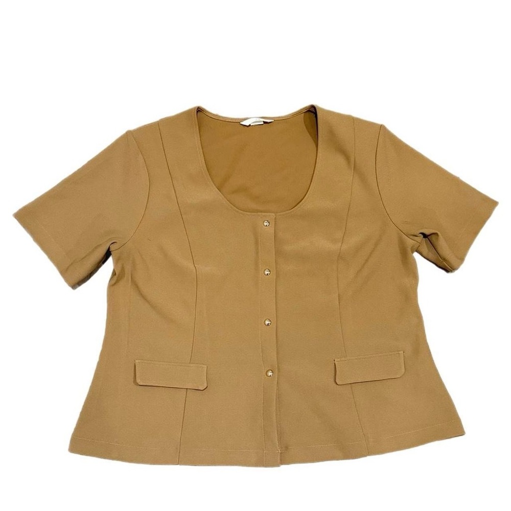 H&M Tan Button Down Women's Shirt